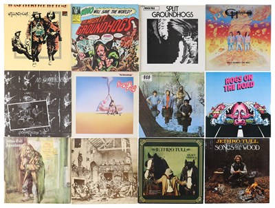 Lot 732 - BRITISH PROG ROCK LEGENDS (GROUNDHOGS / JETHRO TULL / FAMILY / GENESIS) - LP COLLECTION