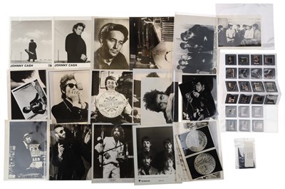 Lot 130 - PRESS / PROMO PHOTOGRAPHS - THE BEATLES / BOB DYLAN ETC.