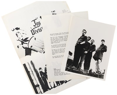Lot 381 - JOY DIVISION - PRESS KIT FOR IDEAL FOR LIVING'.