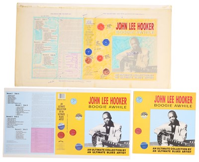 Lot 60 - BLUES INTEREST - JOHN LEE HOOKER ORIGINAL LP ARTWORK.