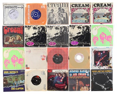 Lot 746 - CLAPTON / CREAM / RELATED - 7" COLLECTION