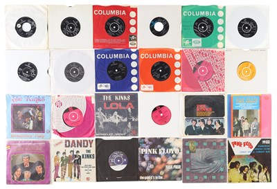 Lot 791 - PINK FLOYD, THE KINKS, YARDBIRDS 7" PACK INCLUDING SOME OVERSEAS PRESSINGS