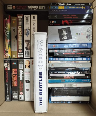 Lot 59 - MUSIC DVD AND VHS COLLECTION