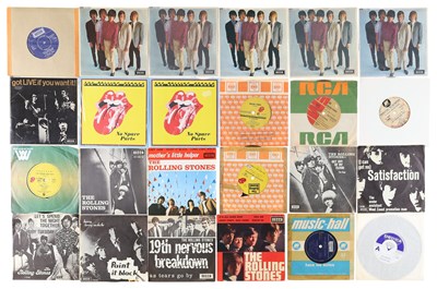Lot 748 - THE ROLLING STONES - 7" COLLECTION (INC OVERSEAS PRESSINGS)