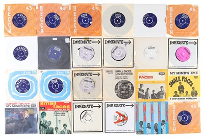 Lot 792 - SMALL FACES, THE WHO 7" PACK INCLUDING SOME OVERSEAS PRESSINGS AND ARCHIVE BOXSET