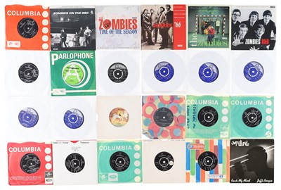 Lot 750 - UK 60s LEGENDS - ZOMBIES / PRETTY THINGS / HOLLIES / TROGGS / YARDBIRDS - 7" COLLECTION