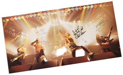 Lot 349 - IRON MAIDEN - FULLY SIGNED 1983 'WORLD PIECE' TOUR PROGRAMME.