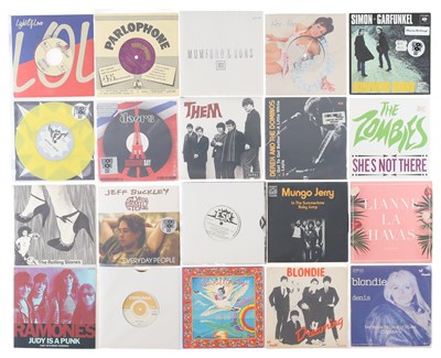 Lot 811 - MIXED ROCK, POP 7"S INCLUDING MODERN PRESSINGS THE ROLLING STONES, JEFF BUCKLEY