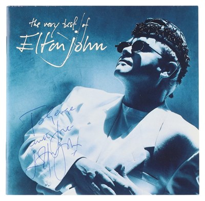 Lot 221 - ELTON JOHN - SIGNED CD BOOKLET.