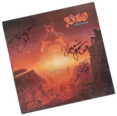 Lot 223 - DIO - SIGNED LP SLEEVE.