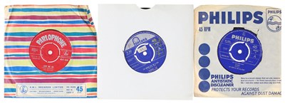 Lot 859 - BEAT & THE BEATLES 7" PACK - UK RED PARLOPHONE, FONTANA & PHILIPS