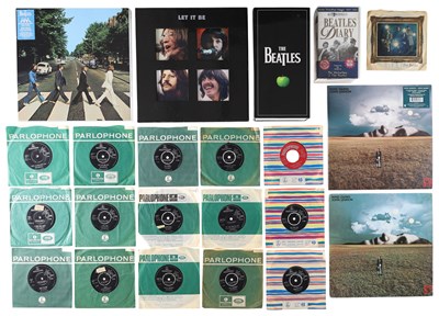 Lot 864 - THE BEATLES & LENNON LPS, 7" SINGLES, VHS, CD BOXSETS COLLECTION