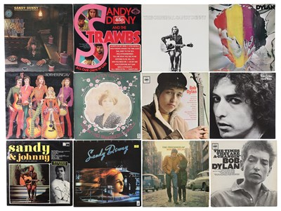 Lot 865 - FOLK-ROCK, CLASSIC ROCK LPS - SANDY DENNY, BOB DYLAN, FOTHERINGAY