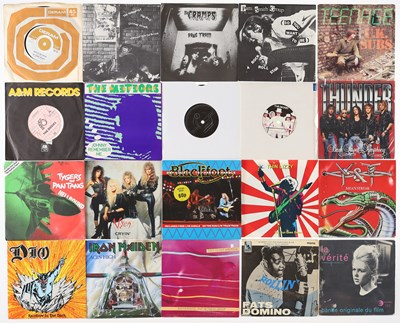 Lot 870 - MIXED 7" PACK OF 60'S, PUNK, METAL, ROCK - THE HUMAN INSTINCT, JAMESON RAID, THE CRAMPS