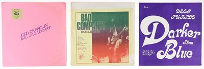 Lot 872 - 70'S PRIVATE RELEASE LPS - LED ZEPPELIN, DEEP PURPLE, BAD COMPANY