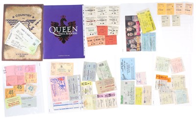 Lot 125 - 1970S / 80S TICKET COLLECTION INC KATE BUSH / THE CURE AND MORE.