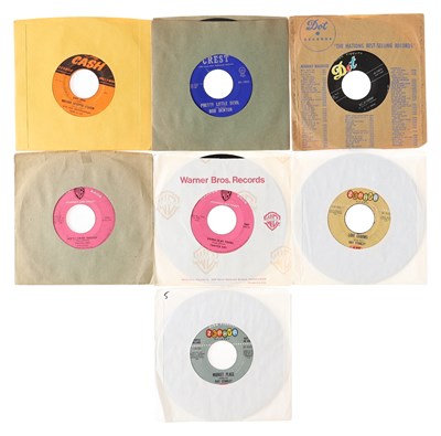 Lot 877 - EDDIE COCHRAN SESSION APPEARENCES 7" PACK - DON DEAL, BOB DENTON, TROYCE KEY