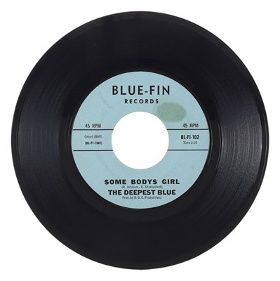 Lot 6 - THE DEEPEST BLUE – SOME BODYS GIRL US BLUE-FIN RECORDS 7” (BL-FI-102)