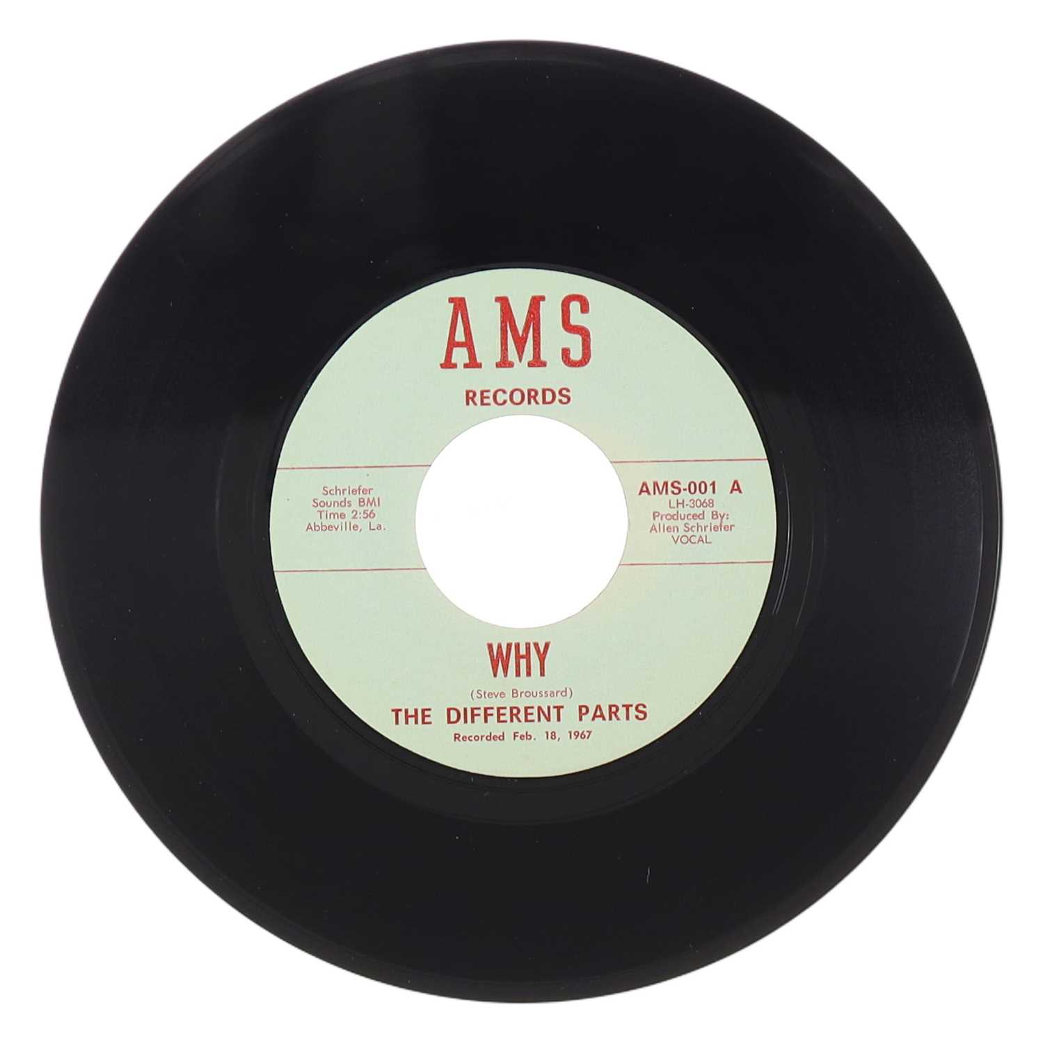 Lot 8 - THE DIFFERENT PARTS – WHY US AMS 7” (AMS-001)
