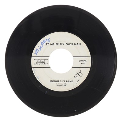 Lot 10 - MONGRELL'S BAND – LET ME BE MY OWN MAN US MONGRELL'S BAND 7”