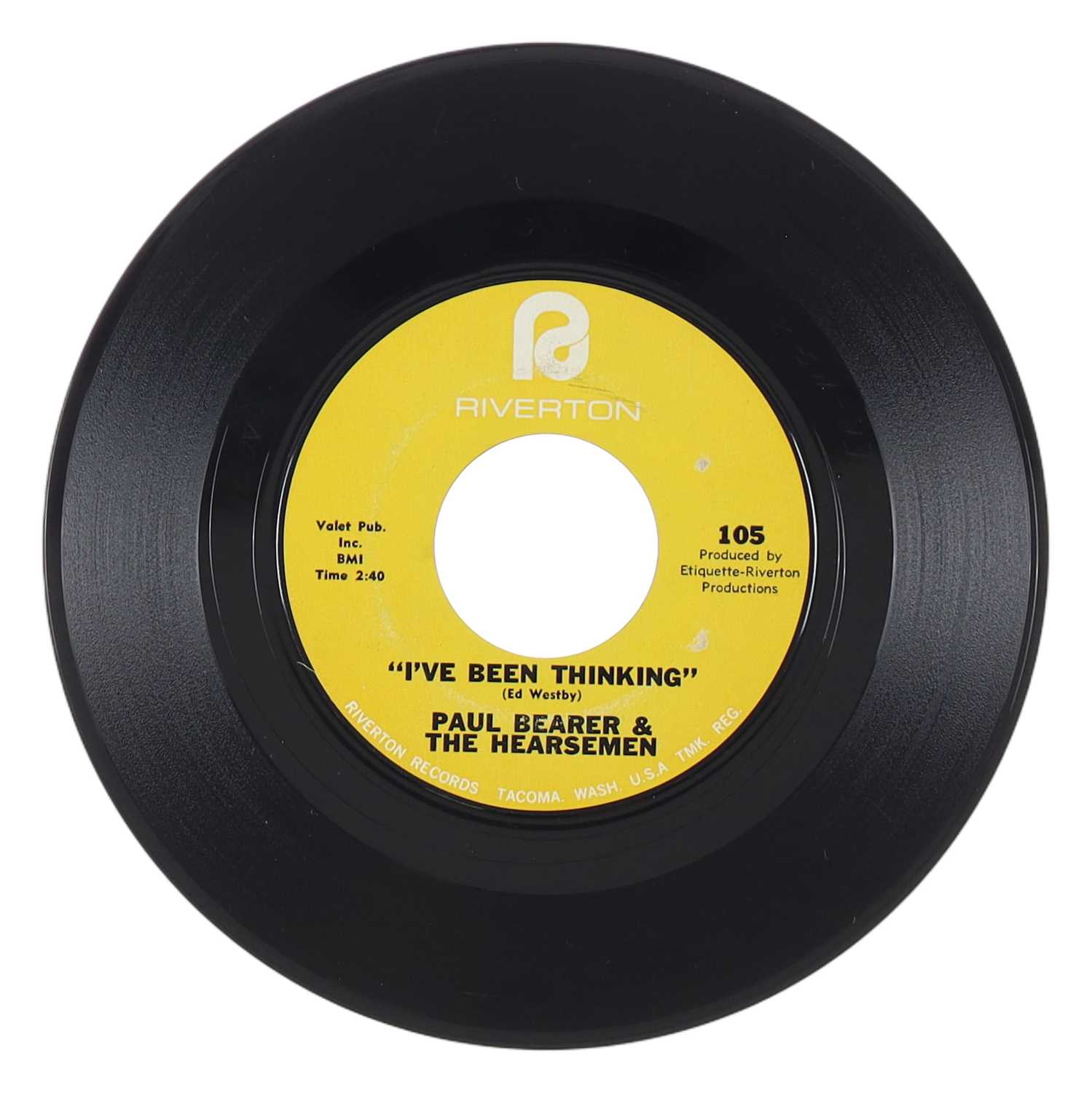 Lot 13 - PAUL BEARER & THE HEARSEMEN – I'VE BEEN THINKING US RIVERTON 7” (105)