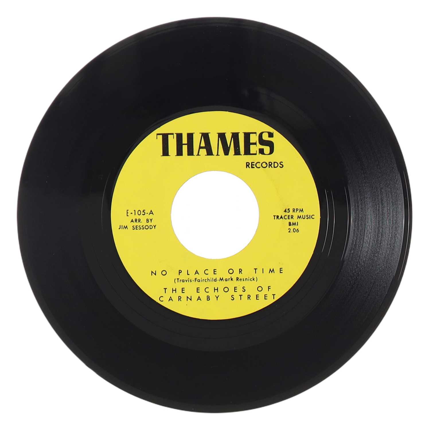 Lot 15 - THE ECHOES OF CARNABY STREET – NO PLACE OR TIME US THAMES 7” (E-105)