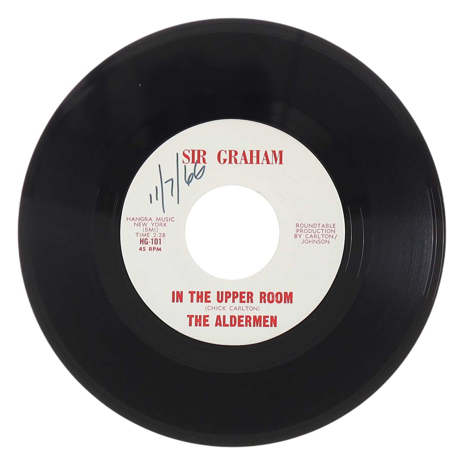 Lot 16 - THE ALDERMEN – IN THE UPPER ROOM US SIR GRAHAM 7” (HG-101 / HG-102)