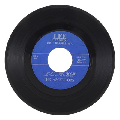 Lot 17 - THE ASCENDORS – I WON'T BE HOME US LEE RECORDS 7” (105)