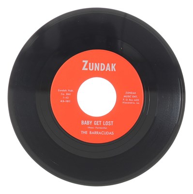 Lot 22 - THE BARRACUDAS – BABY GET LOST US ZUNDAK 7” (45-101)