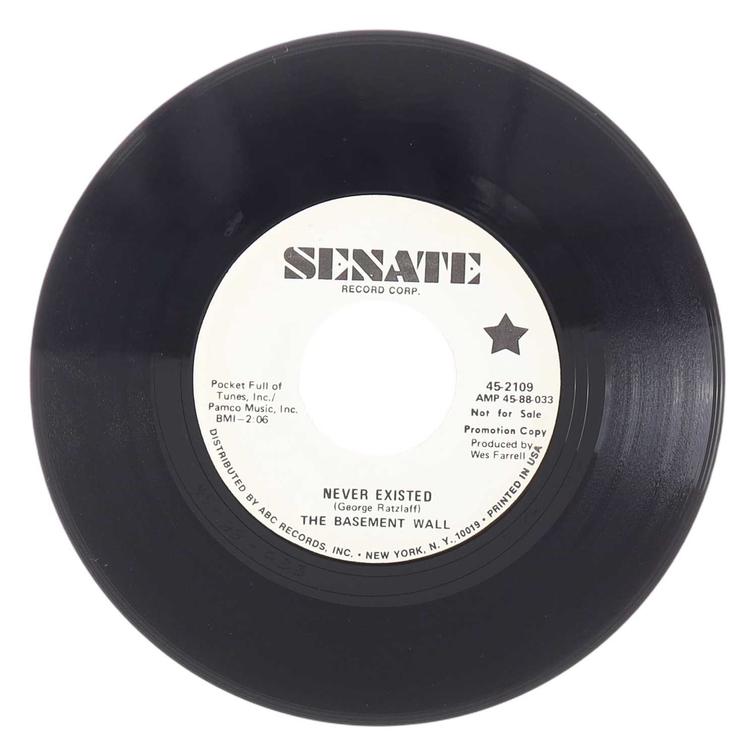 Lot 23 - THE BASEMENT WALL – NEVER EXISTED US SENATE RECORD CORP. 7” DEMO (45-2109)