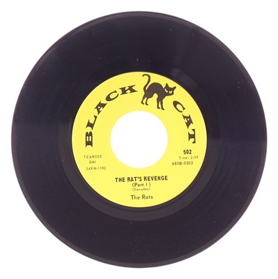 Lot 28 - THE RATS – THE RAT'S REVENGE (PART I) US BLACK CAT 7” (502)