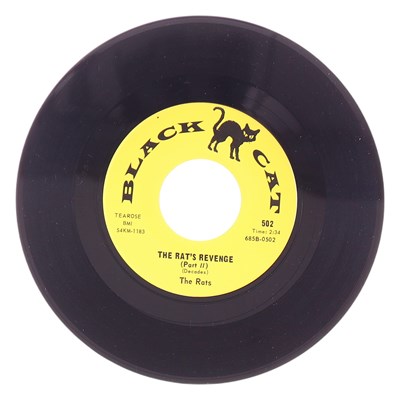 Lot 28 - THE RATS – THE RAT'S REVENGE (PART I) US BLACK CAT 7” (502)
