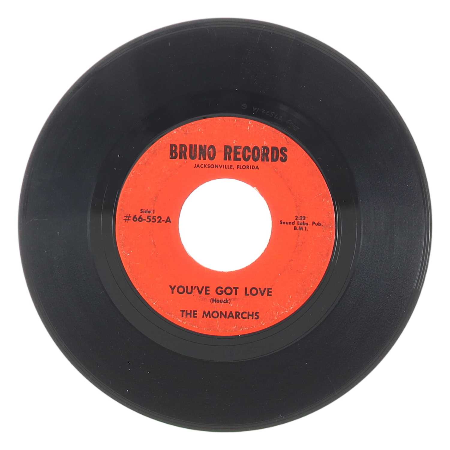 Lot 29 - THE MONARCHS – YOU'VE GOT LOVE US BRUNO RECORDS 7” (#66-552)