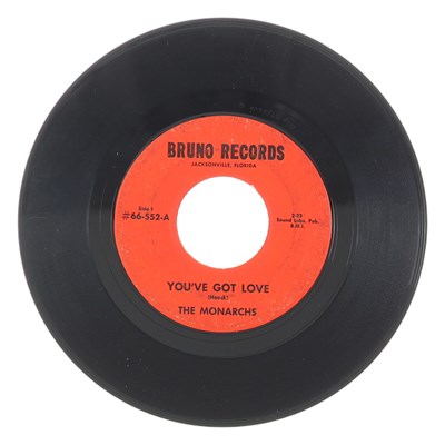 Lot 29 - THE MONARCHS – YOU'VE GOT LOVE US BRUNO RECORDS 7” (#66-552)