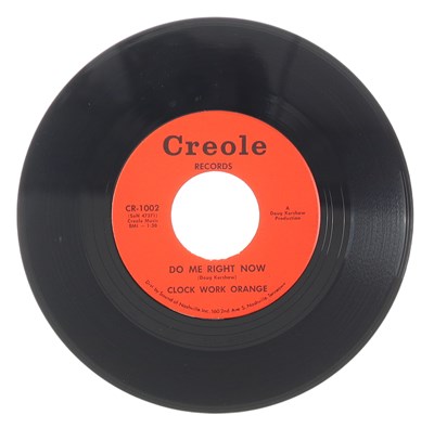 Lot 38 - CLOCK WORK ORANGE – DO ME RIGHT NOW US CREOLE 7” (CR-1002)