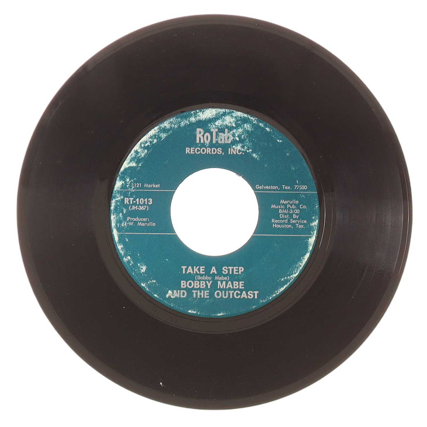 Lot 39 - BOBBY MABE AND THE OUTCAST – TAKE A STEP US ROTAB RECORDS, INC. 7” (RT-1013)