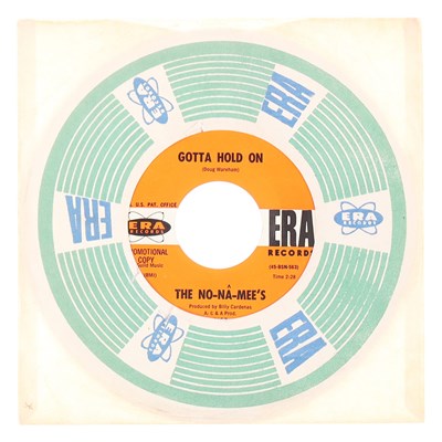 Lot 40 - THE NO-NA-MEE'S – GOTTA HOLD ON US ERA RECORDS 7” DEMO (3165)
