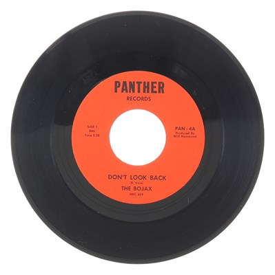 Lot 43 - THE BOJAX – DON'T LOOK BACK US PANTHER RECORDS 7” (PAN-4 / PAN-4A)