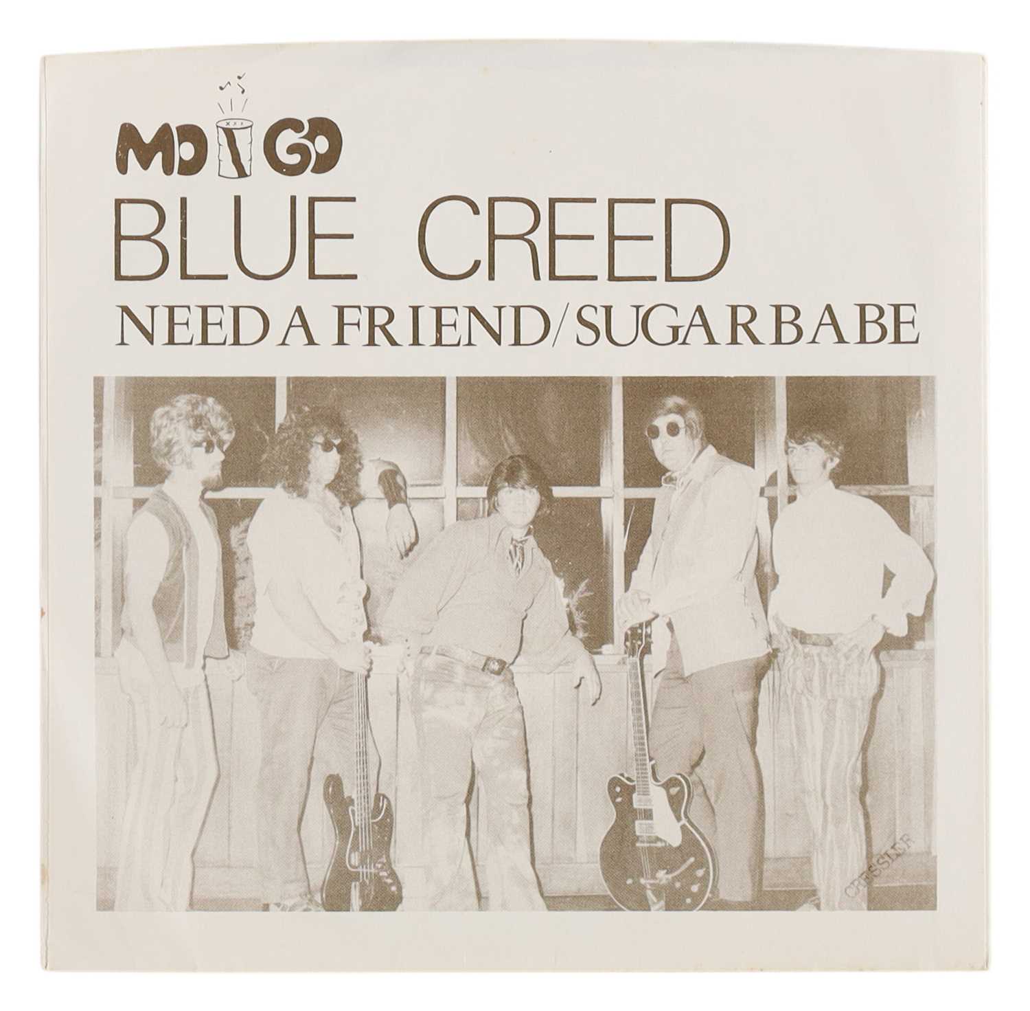Lot 44 - BLUE CREED – NEED A FRIEND US MD I GO 7” (4570-1)