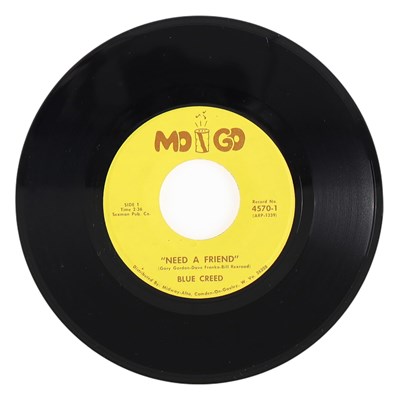 Lot 44 - BLUE CREED – NEED A FRIEND US MD I GO 7” (4570-1)