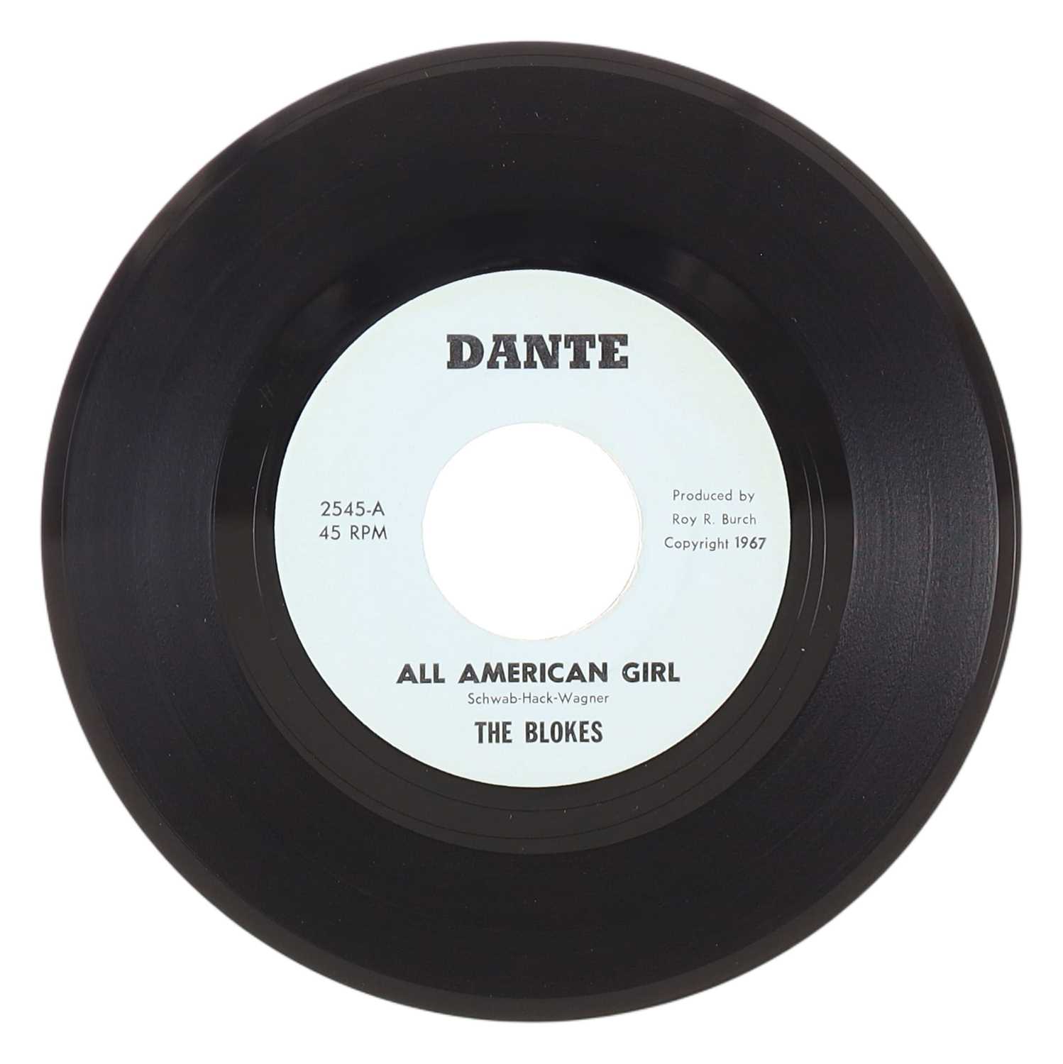 Lot 45 - THE BLOKES – ALL AMERICAN GIRL US DANTE 7” (2545)