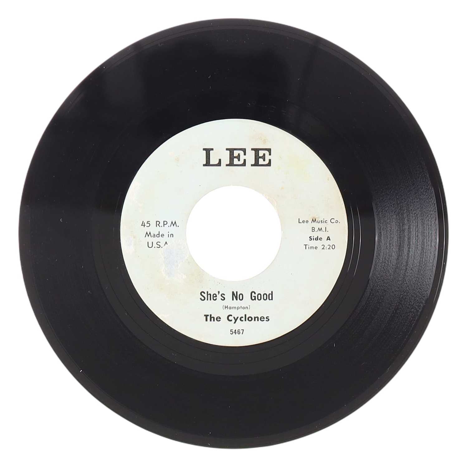 Lot 48 - THE CYCLONES – SHE'S NO GOOD US LEE 7” (5467)