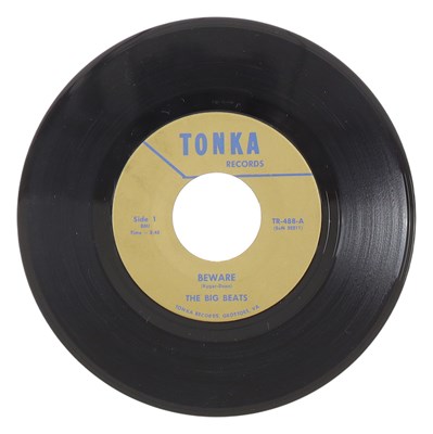 Lot 56 - THE BIG BEATS – BEWARE US TONKA RECORDS 7” (TR-488)