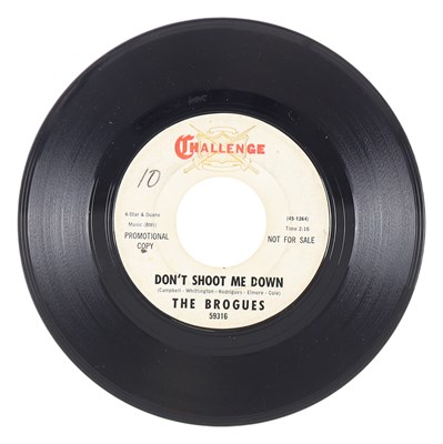 Lot 58 - THE BROGUES – DON'T SHOOT ME DOWN US CHALLENGE 7” DEMO (59316)