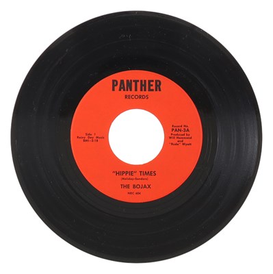 Lot 64 - THE BOJAX – "HIPPIE" TIMES US PANTHER RECORDS 7” (PAN-3)