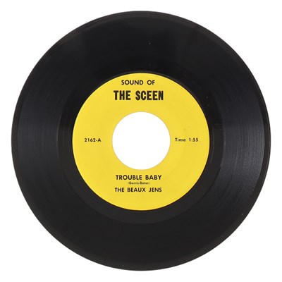 Lot 65 - THE BEAUX JENS – TROUBLE BABY US SOUND OF THE SCEEN 7” (2162)