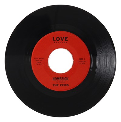 Lot 138 - THE EPICS – HOMESICK US LOVE RECORDS 7” (LR-670312)