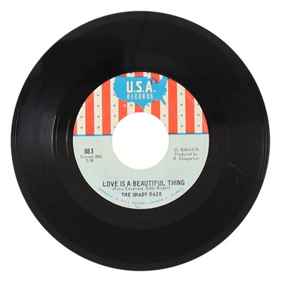 Lot 145 - THE SHADY DAZE – LOVE IS A BEAUTIFUL THING US U.S.A. RECORDS 7” (883)