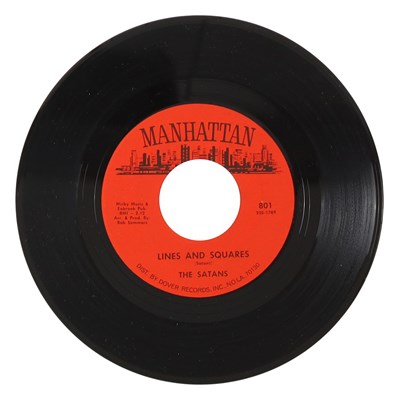 Lot 146 - THE SATANS – LINES AND SQUARES US MANHATTAN 7” (801)