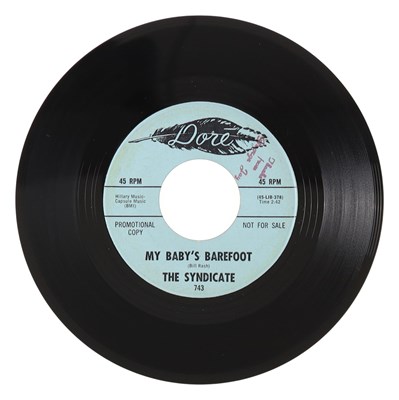 Lot 148 - THE SYNDICATE – MY BABY'S BAREFOOT US DORE 7” DEMO (743)